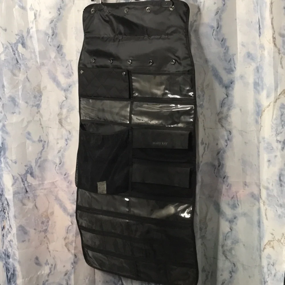 Mary Kay closet sample product cosmetic jewelry hanging organizer bonus lipliner